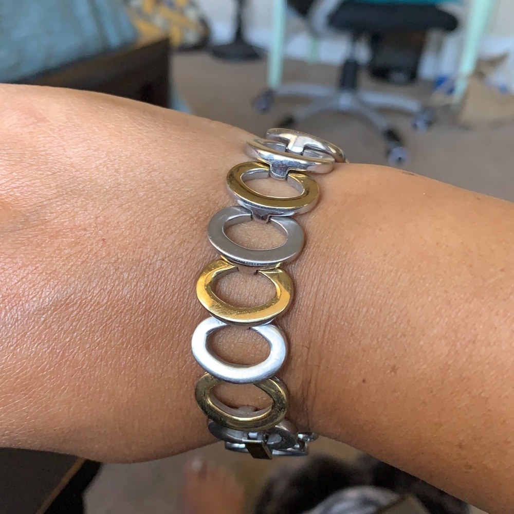 SKAGEN link bracelet matte gold matte silver